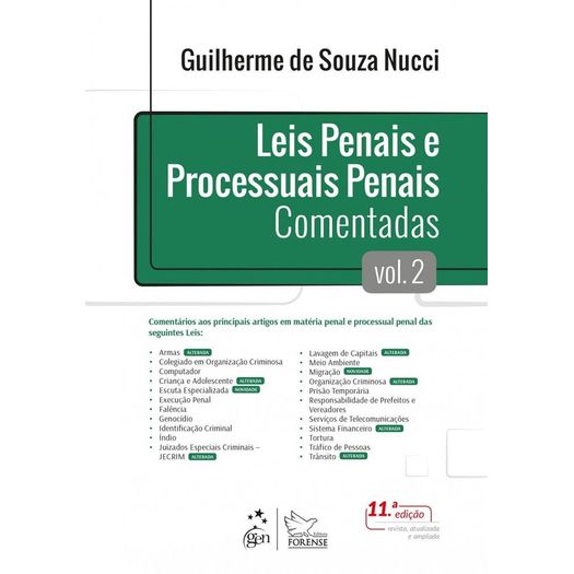 Leis Penais e Processuais Penais Comentadas ¿ Vol 2 - Forense