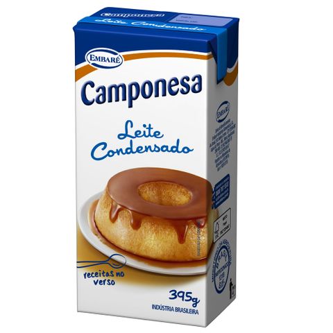 Leite Condensado Tetra Pack 395g - Camponesa