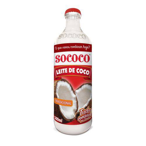 Leite de Coco 500ml Caixa C/12 Unidades - Sococo