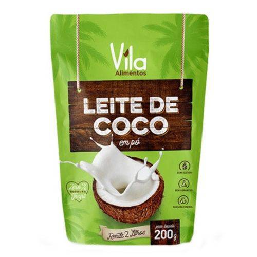 Leite de Coco em Pó - 200g - Vila Alimentos