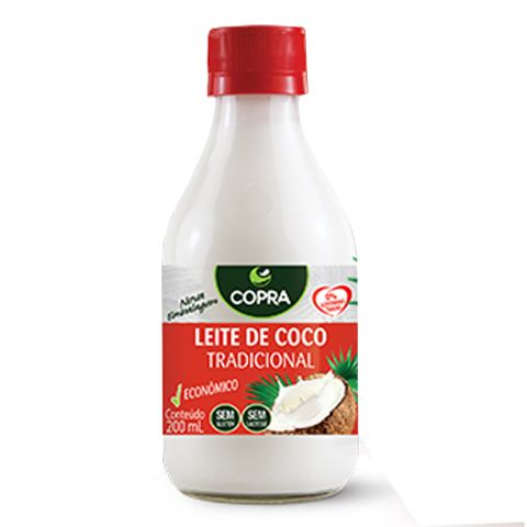 Leite de Coco Tradicional 200ml - Copra