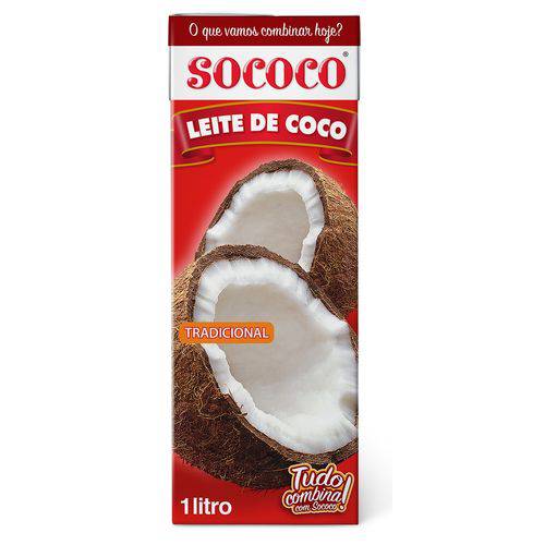 Leite de Coco Tradicional 1l - Sococo
