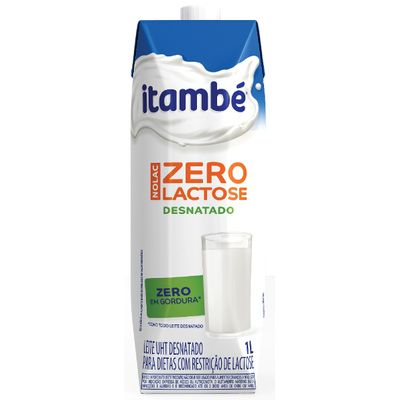Leite Desnatado Zero Lactose 1L - Itambé