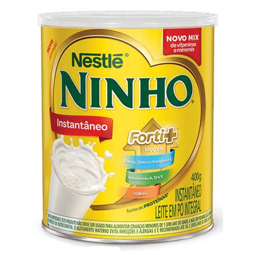 Leite em Pó Ninho Instantâneo Forti+ 400g - Nestlé