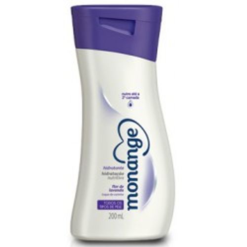 Leite Hidratante Desodorante Monange Toque de Carinho 200ml