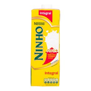 Leite Longa Vida Integral Nestlé Ninho 1 Litro