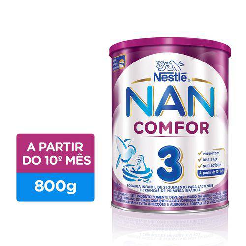 Leite Nan Comfor 3 800g - Nestlé - Nutrição Infantil