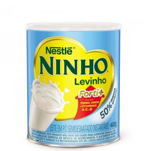 Leite Ninho Levinho Semi Desnatado Nestlé 400g