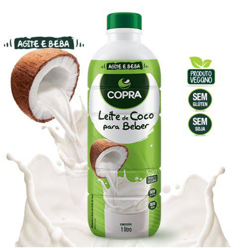 2 Leites de Coco Pronto para Beber Copra 900ml