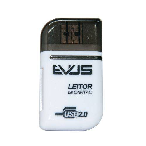 Leitor de Cartão Externo Branco para SD/ Mini SD/ MS/ T-Flash LC-02 - Evus