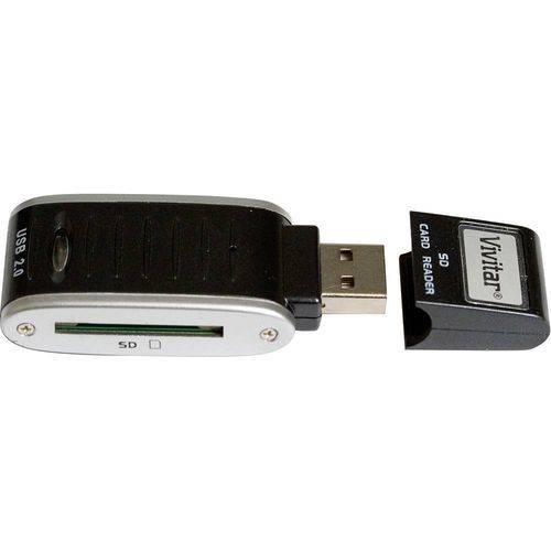 Leitor e Gravador de Cartão de Memória Sd/Sdhc Via USB - Vivitar