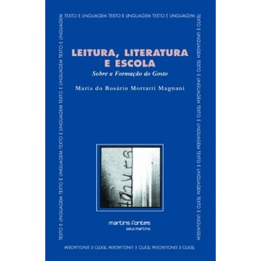 Leitura Literatura e Escola - Marfontes