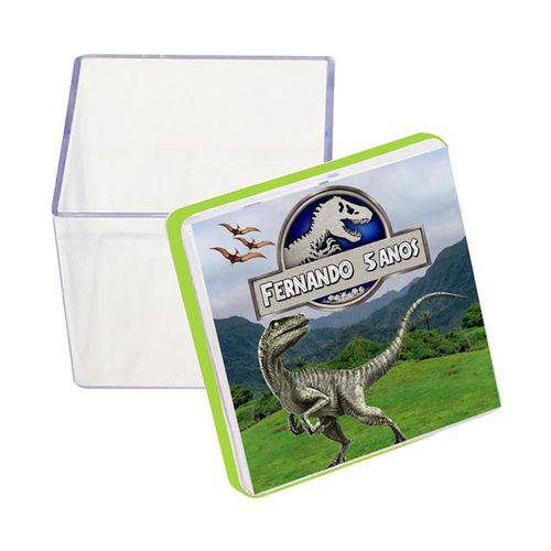 Lembrancinha Caixa 4cm Jurassic World