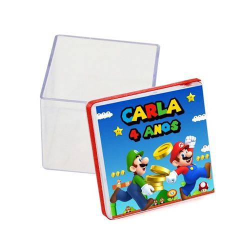 Lembrancinha Caixa 4cm Super Mario Bros