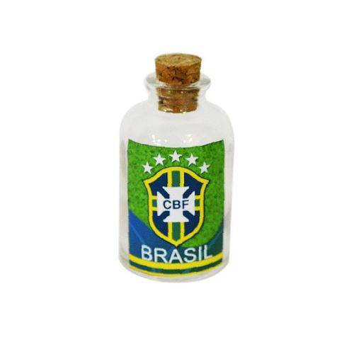 Lembrancinha Garrafa 30ml Brasil Cbf