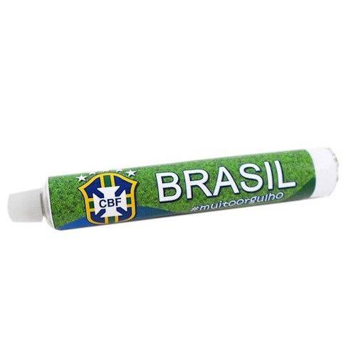 Lembrancinha Tubo Vazio para Brigadeiro Brasil