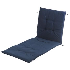 Leme Almofada Chaise Longue Azul Escuro