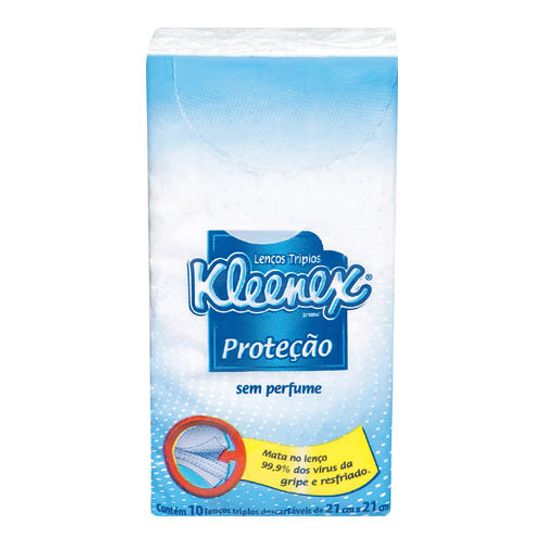 Lenços de Bolso Kleenex Dermoseda com 10 Unidades