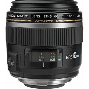 Lente Canon EF-S 60mm F/2.8 Macro USM Ultrasonic