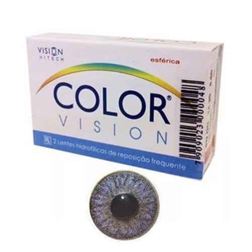 Lente Contato Colorida Color Vision Coopervision Cor Lavanda