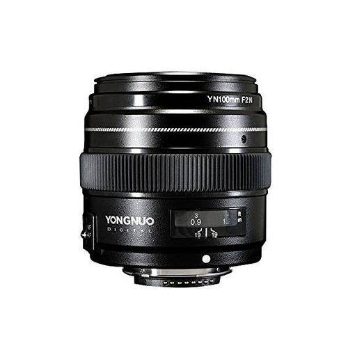 Lente para Câmeras Nikon Yongnuo YN100mm F2N de 58mm com Abertura F19