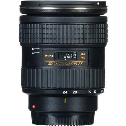 Lente Tokina AT-X 24-70mm F/2.8 PRO FX para Canon EF (ATXAF24)