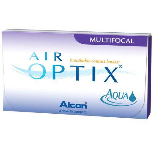 Lentes de Contato Air Optix Aqua Multifocal - 0.00 - Low