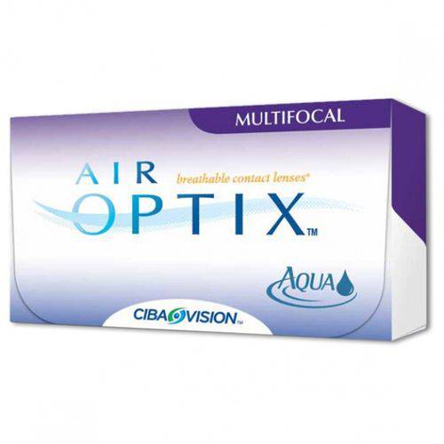 Lentes de Contato Air Optix Aqua Multifocal + 2.25 AD + 1.00