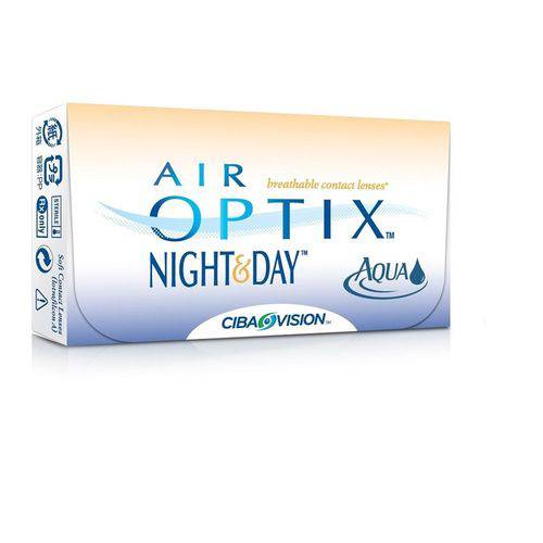 Lentes de Contato Air Optix Night & Day Aqua - +0.25