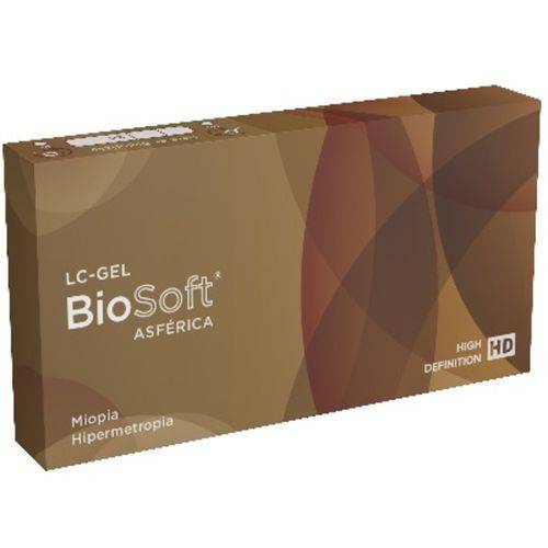 Lentes de Contato BioSoft Asferica -0,00 a Terapeutica
