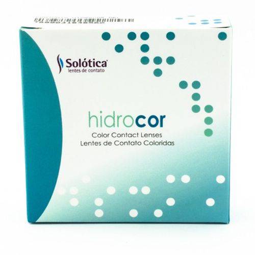 Lentes de Contato Solótica HIDROCOR - Sem Grau (1 Par) - Mel