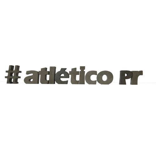 Letra Decorativa Concreto Nome Palavra Atlético Pr Hashtag