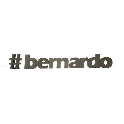 Letra Decorativa Concreto Nome Palavra Bernardo Hashtag