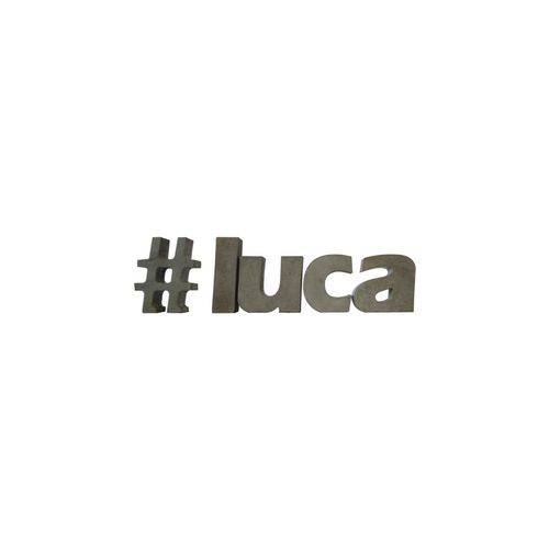Letra Decorativa Concreto Nome Palavra Luca Hashtag
