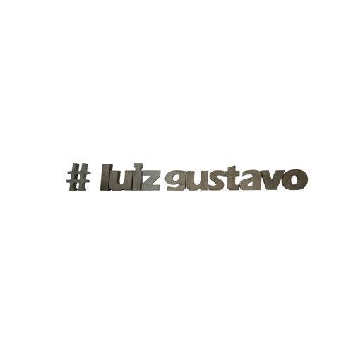 Letra Decorativa Concreto Nome Palavra Luiz Gustavo Hashtag