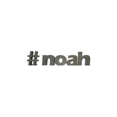 Letra Decorativa Concreto Nome Palavra Noah Hashtag