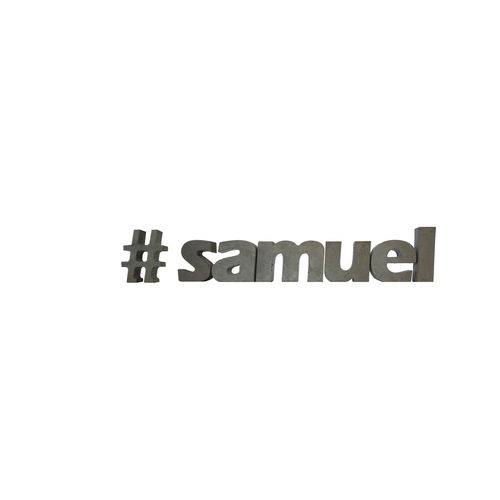 Letra Decorativa Concreto Nome Palavra Samuel Hashtag