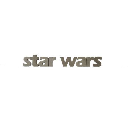 Letra Decorativa Concreto Nome Palavra Star Wars