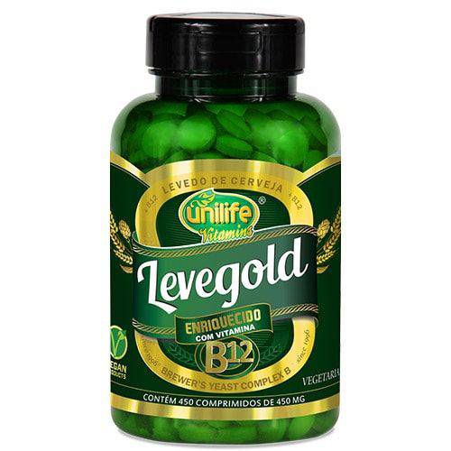 Levegold + Vitamina B12 Unilife 450 Comprimidos de 450mg