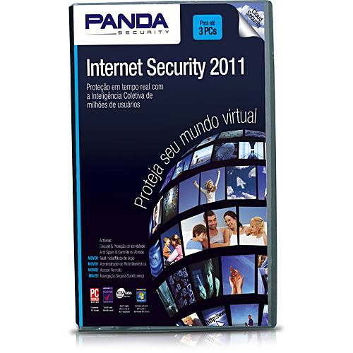 3 Licen¿as do Panda Internet Security 2011 para PC - Panda Security do Brasil S/A