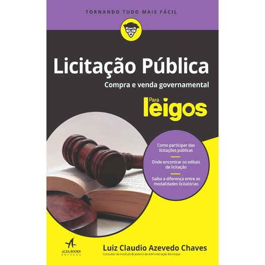 Licitacao Publica para Leigos - Alta Books