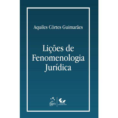 Licoes de Fenomenologia Juridica - Forense Universitaria