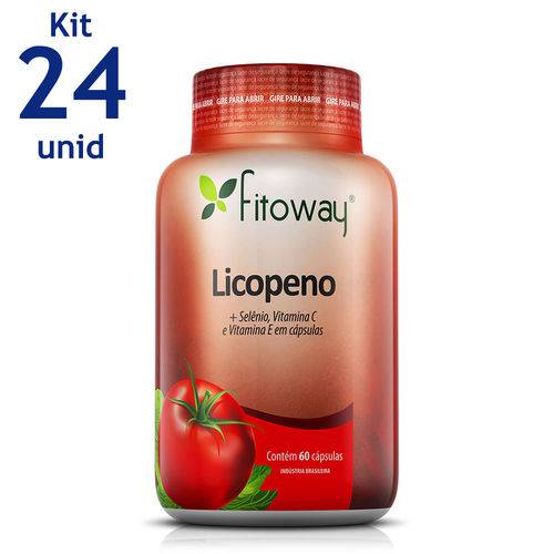 Licopeno Fitoway 10mg + Selênio + Vitaminas a e E 24 Unid. 60 Caps