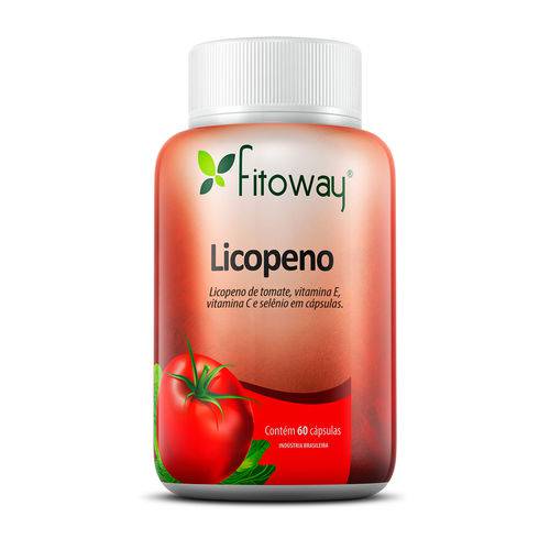 Licopeno Fitoway 10mg + Selênio + Vitaminas a e E - 60 Caps
