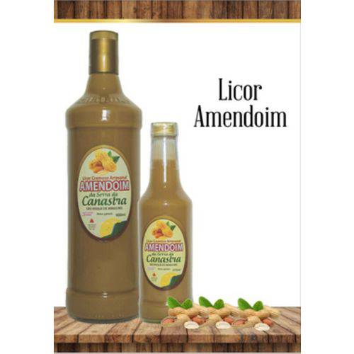 Licor Cremoso Artesanal Canastra Amendoim