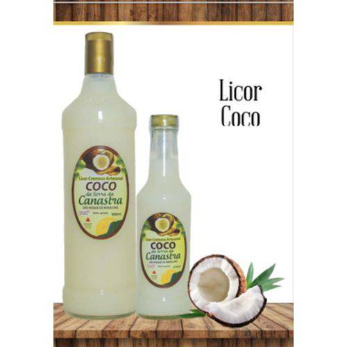 Licor Cremoso Artesanal Canastra Coco