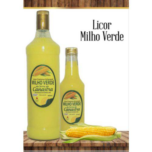 Licor Cremoso Artesanal Canastra Milho Verde