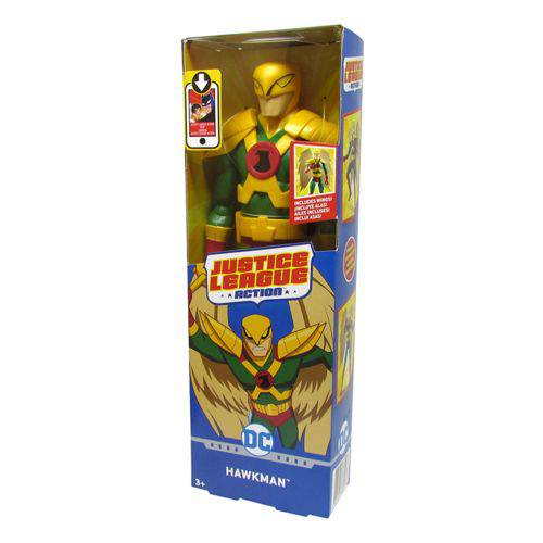 Liga da Justiça - Boneco Hawkman 30cm Articulado - Mattel FPC64/FTT26