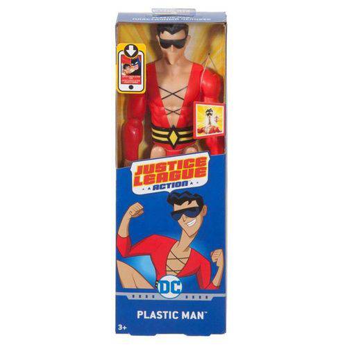 Liga da Justiça - Boneco Plastic Man 30cm Articulado - Mattel FPC65/FTT26