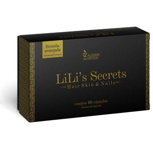 Lilis Secrets - Cabelo Pele Unhas 60cáps